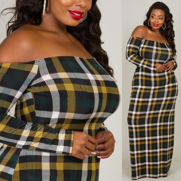 Dresses & Skirts - OFF SHOULDERS LONG SLEEVE MAXI DRESS